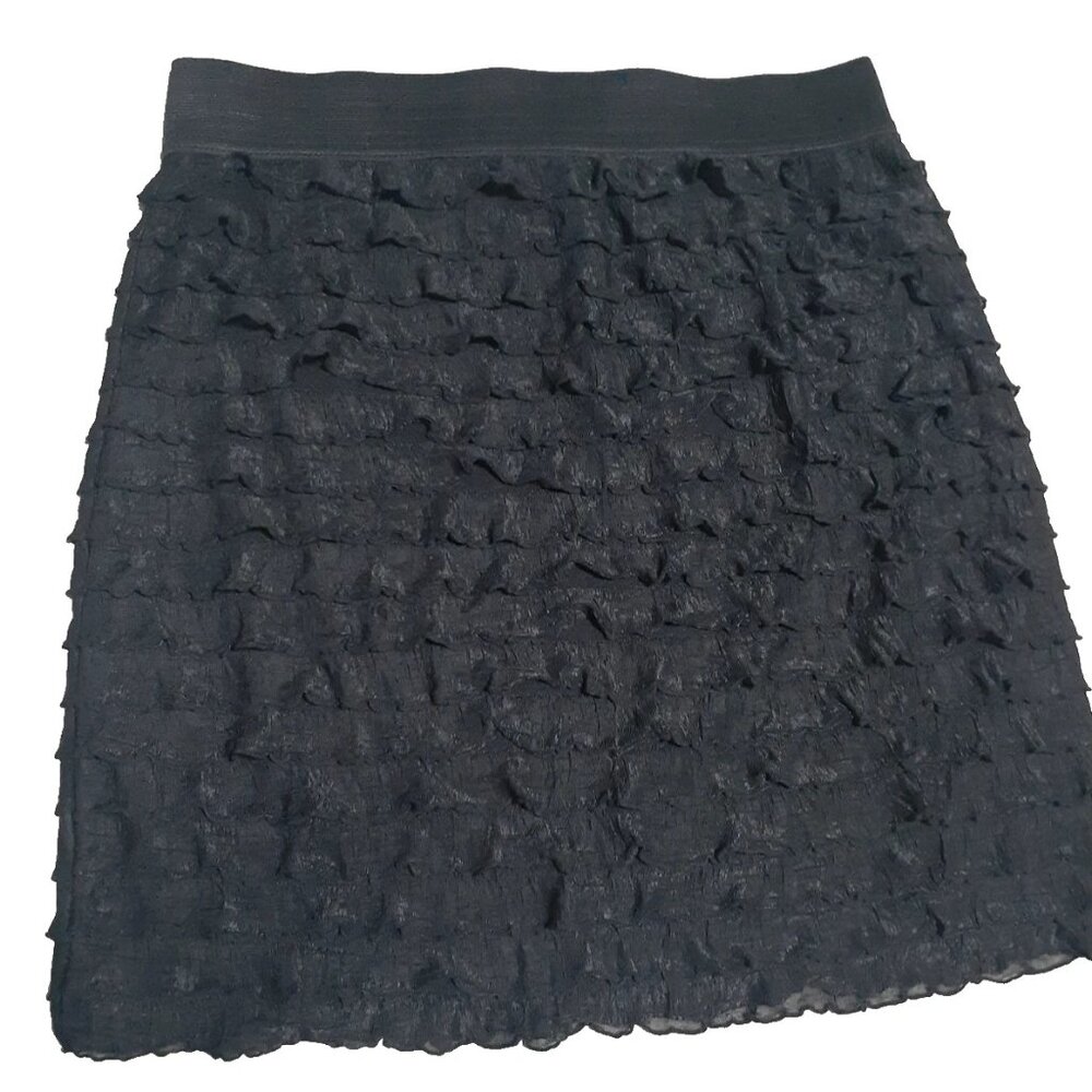 Joe Benbasset Dressy Chic Party Black Mini Skirt size M nwot